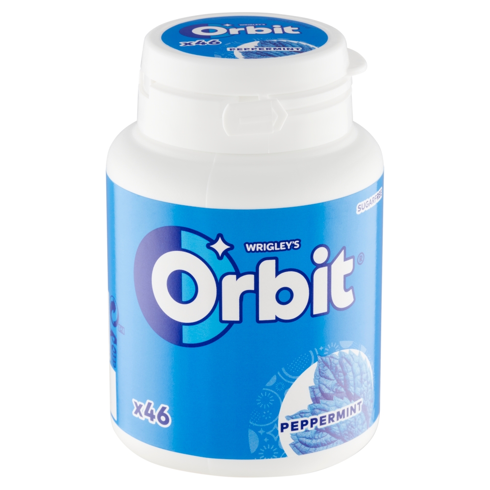 Orbit Peppermint dražé 64g dóza