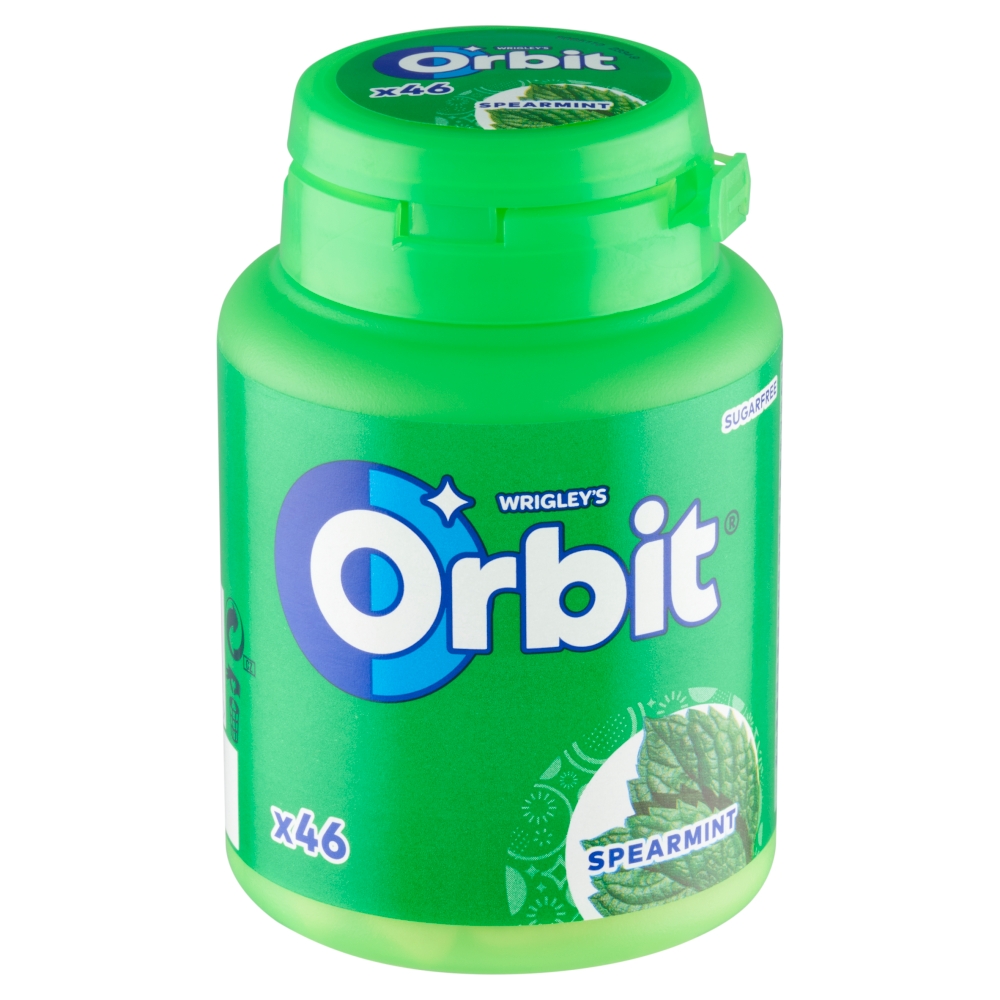 Orbit Spearmint dražé 64g dóza