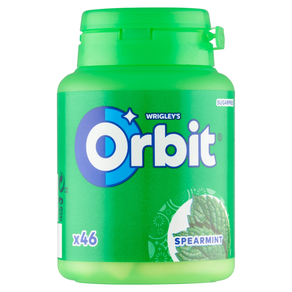 Orbit Spearmint dražé 64g dóza