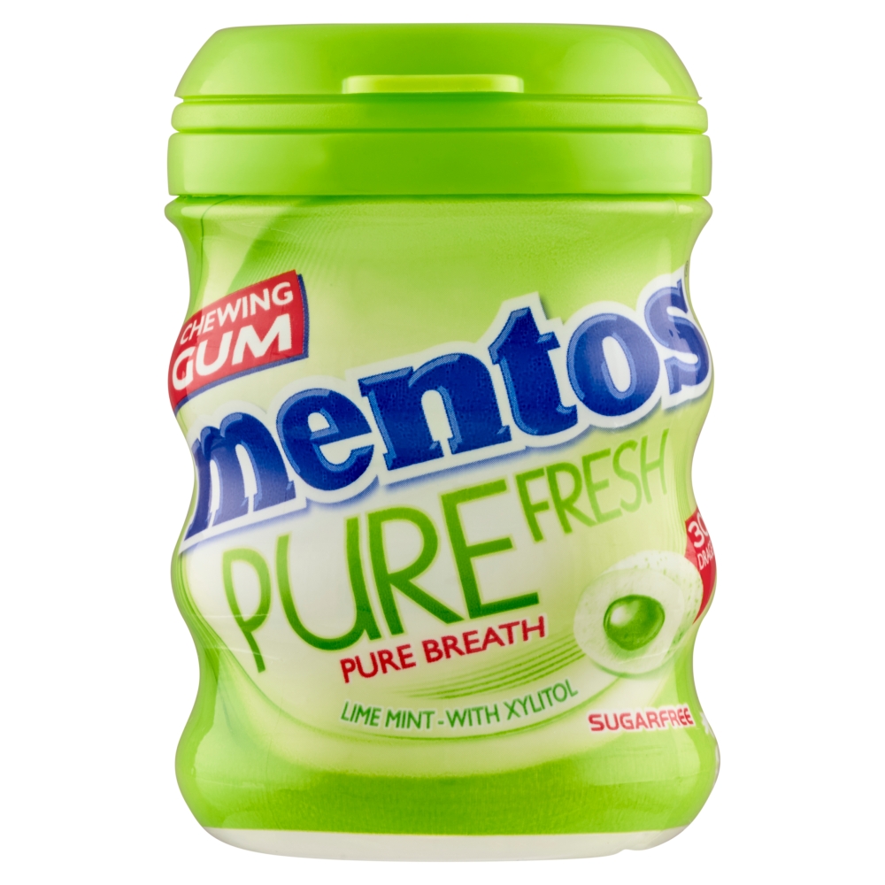 MENTOS ŽVÝKAČKY 60g LIME MINT
