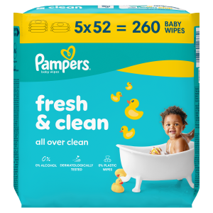 Pampers wipes (5x52/fol) Fresh Clean