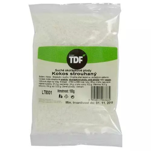 Levně TDF kokos strouhaný 100g