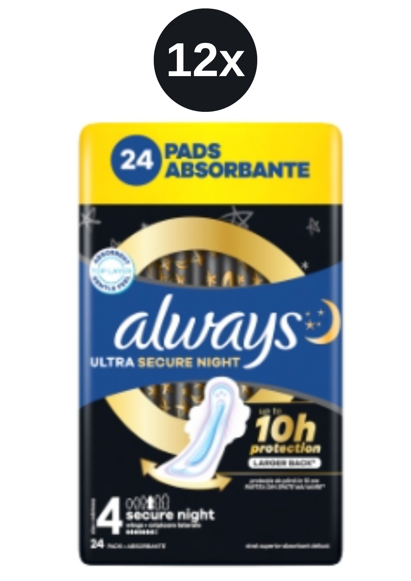 Levně Always vložky 12x(24ks/fol) Secure Night