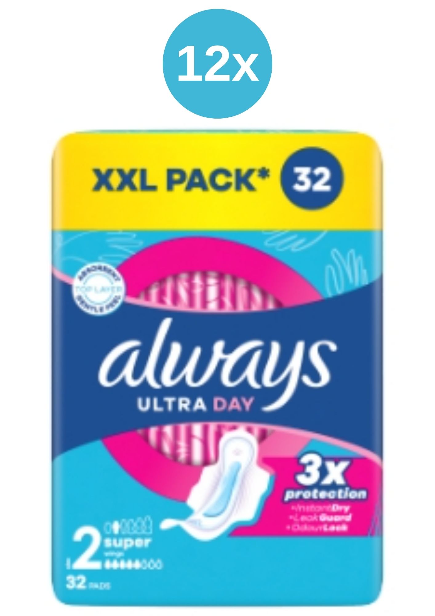 Levně Always vložky 12x(32ks/fol) Ultra Super