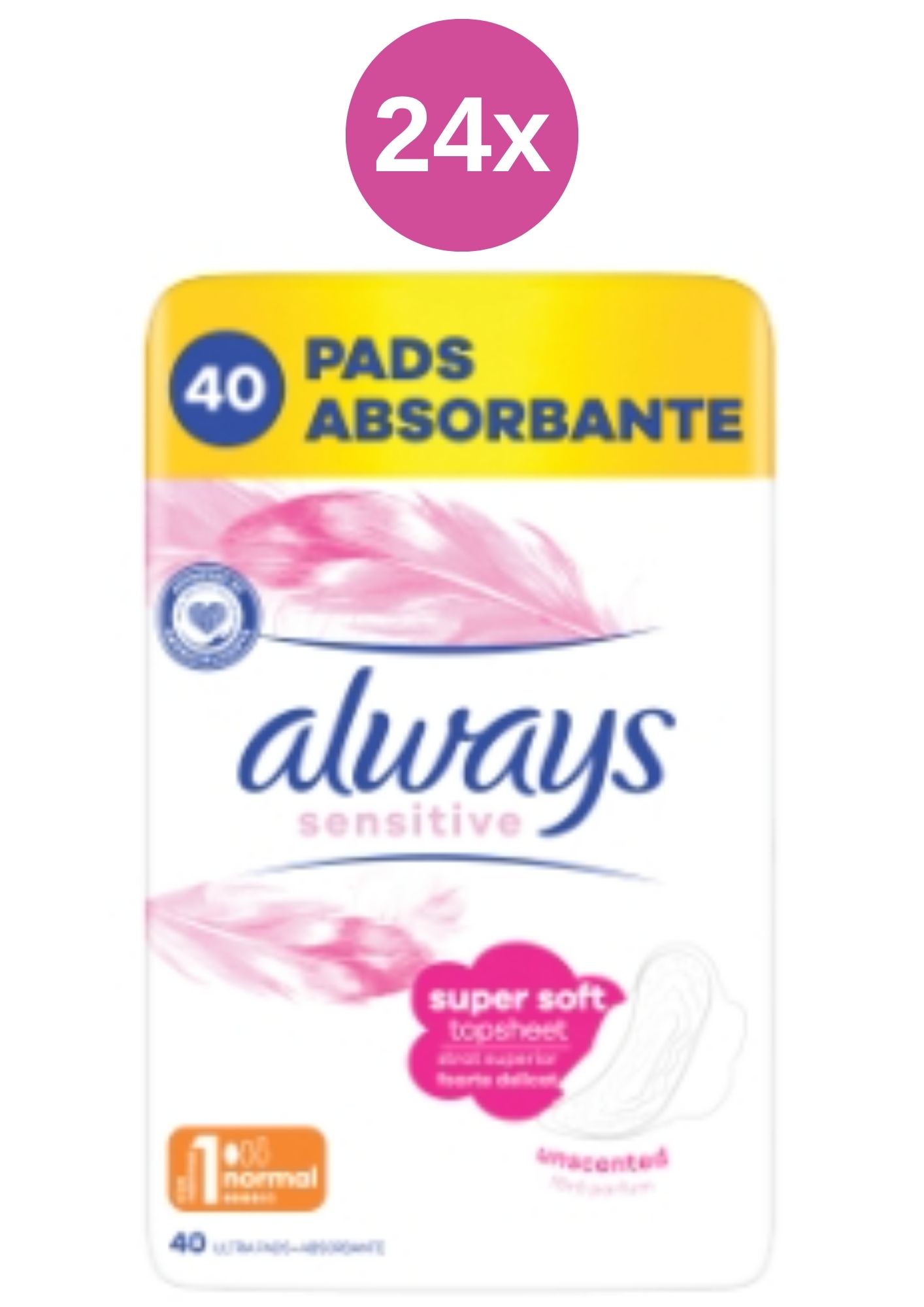 Levně Always vložky 24x(40ks/fol) Ultra sensitive