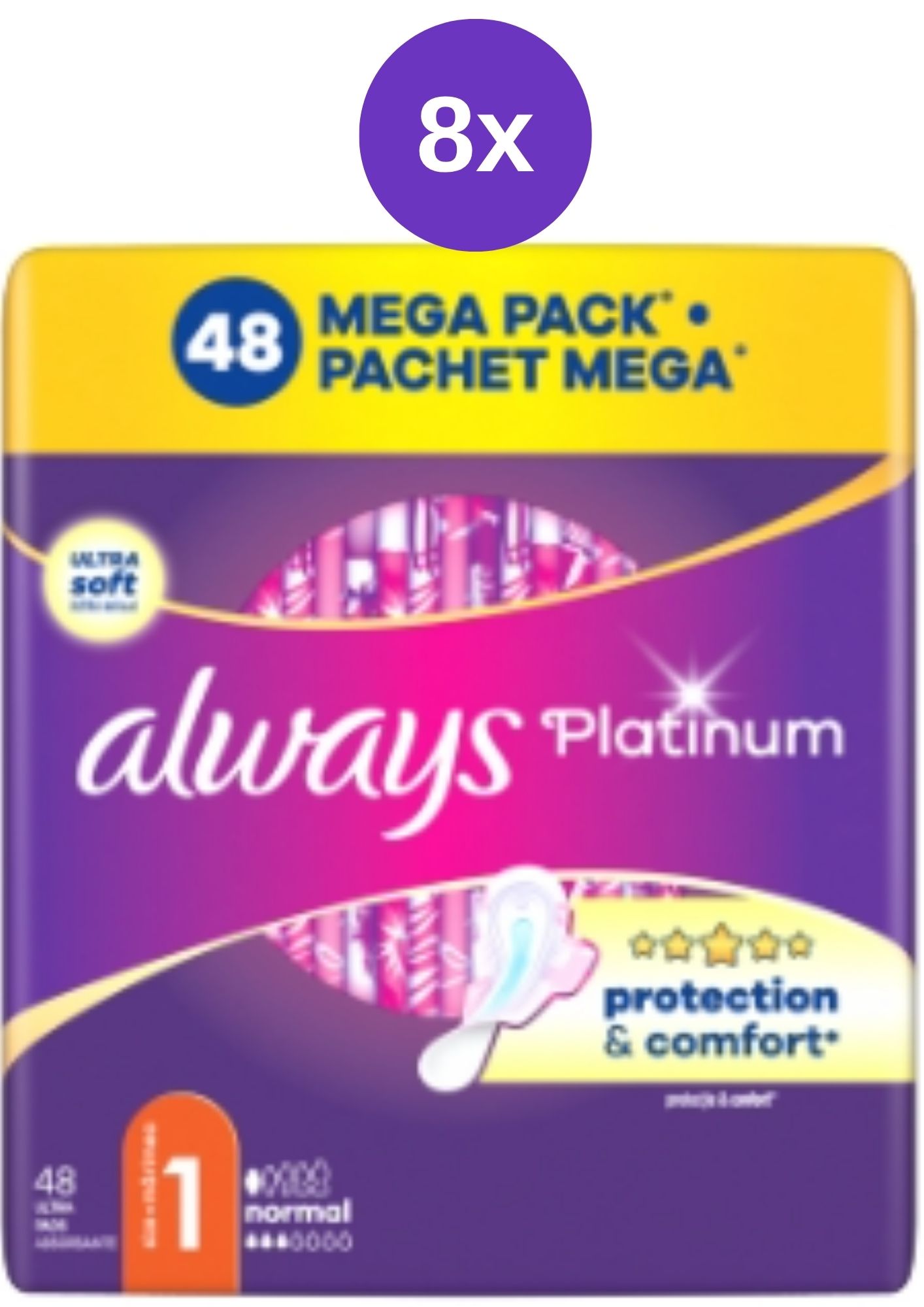 Levně Always vložky 8x(48ks/fol) Pl Normal Mega