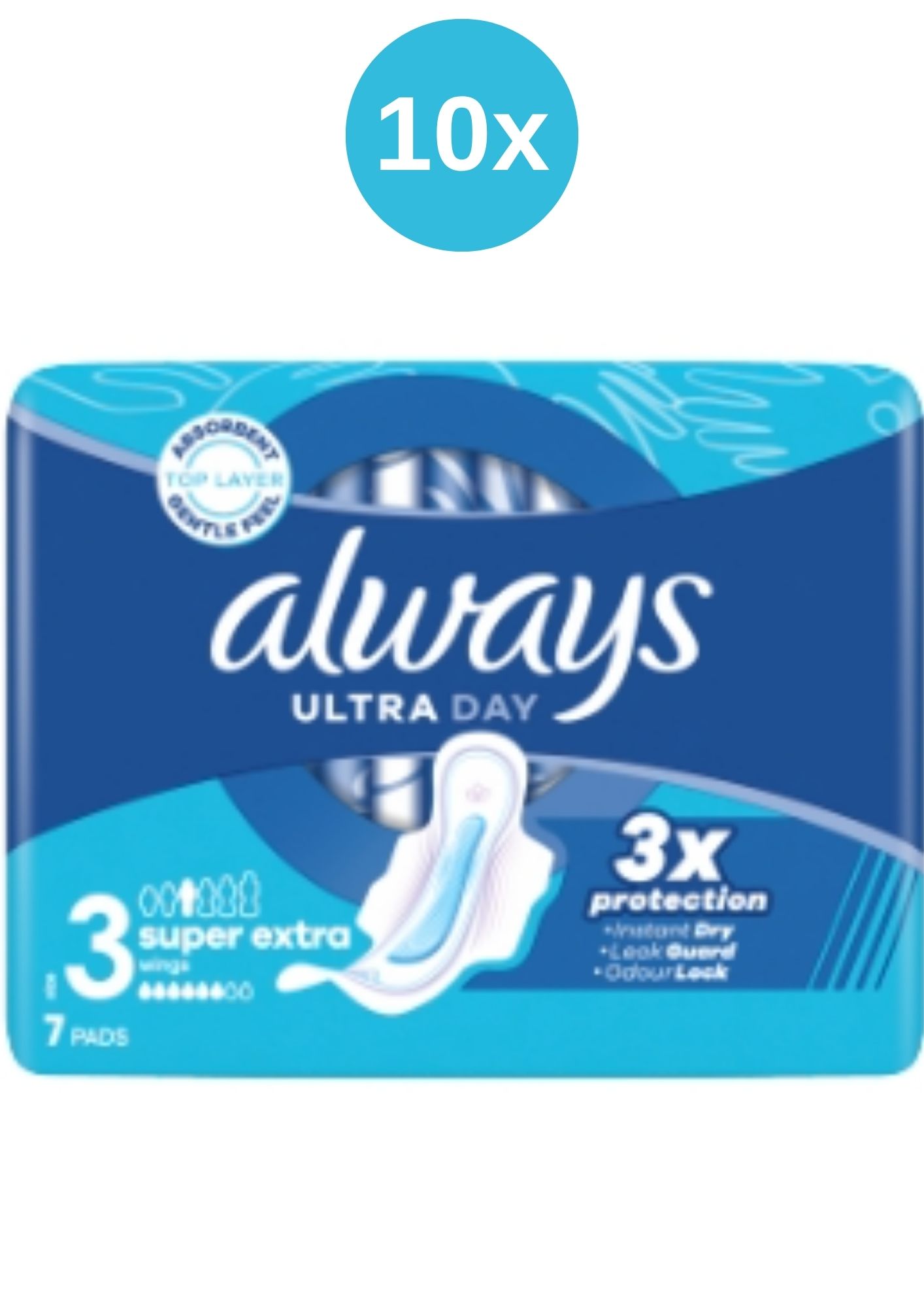 Levně Always vložky 10x(7ks/fol) Ultra SuperExtra