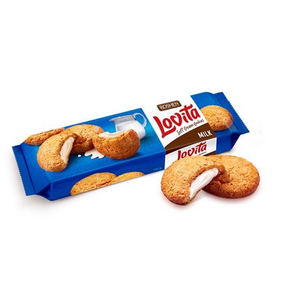 Levně ROSHEN Lovita Heart Milk sušenky 127 g