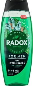 Radox Feel Invigorated sprchový gel pro muže 2 v 1
