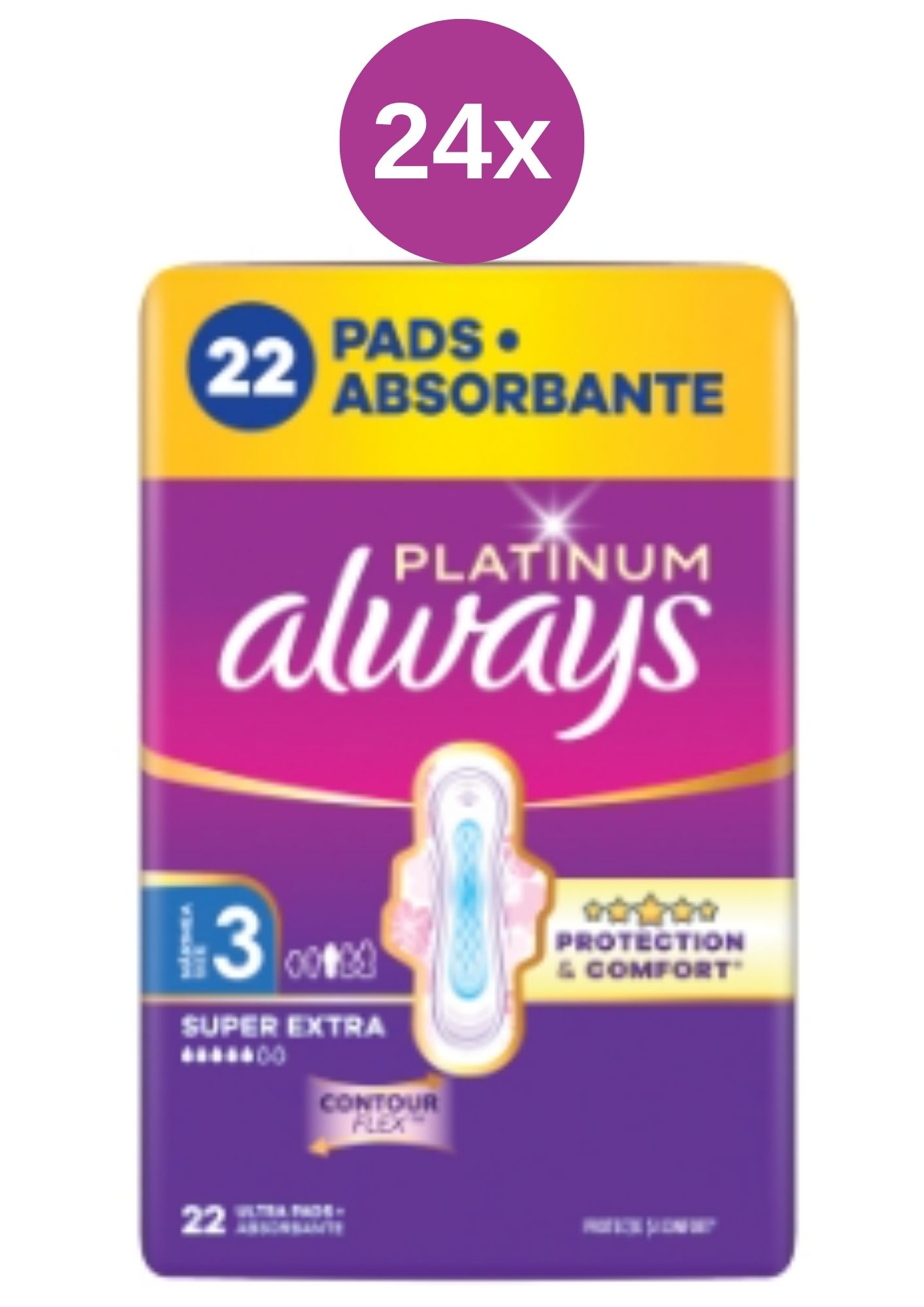 Levně Always vložky Platinum 24x(22ks/fol) Night
