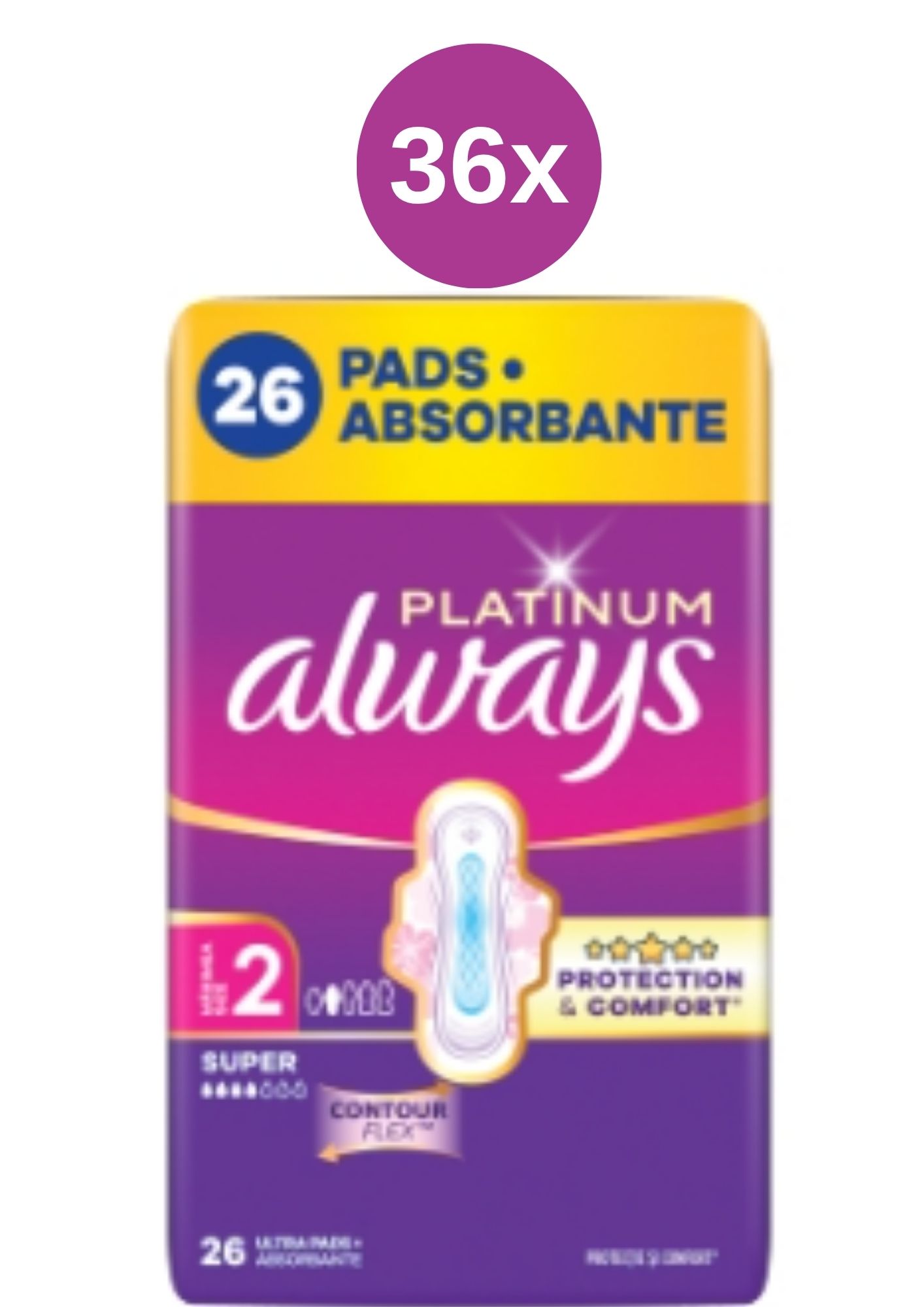 Levně Always vložky Platinum 36x(26ks/fol) Super