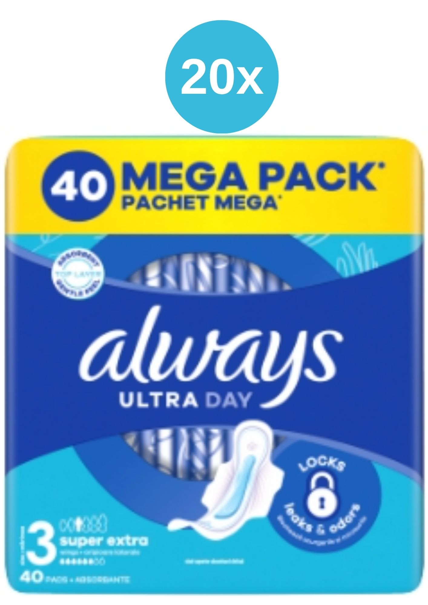 Levně Always vložky Ultra Night 20x40ks