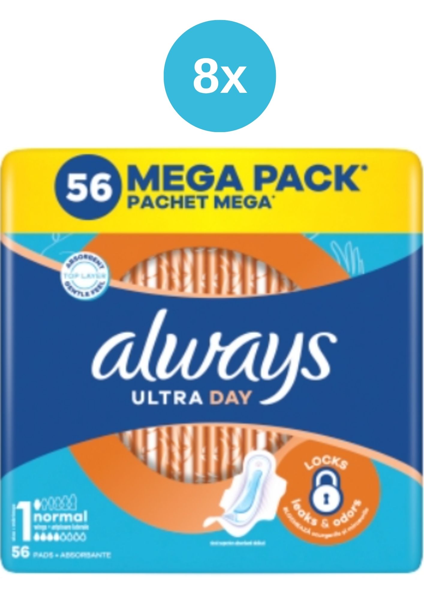 Levně Always vložky Ultra 8x(56ks/fol) Normal