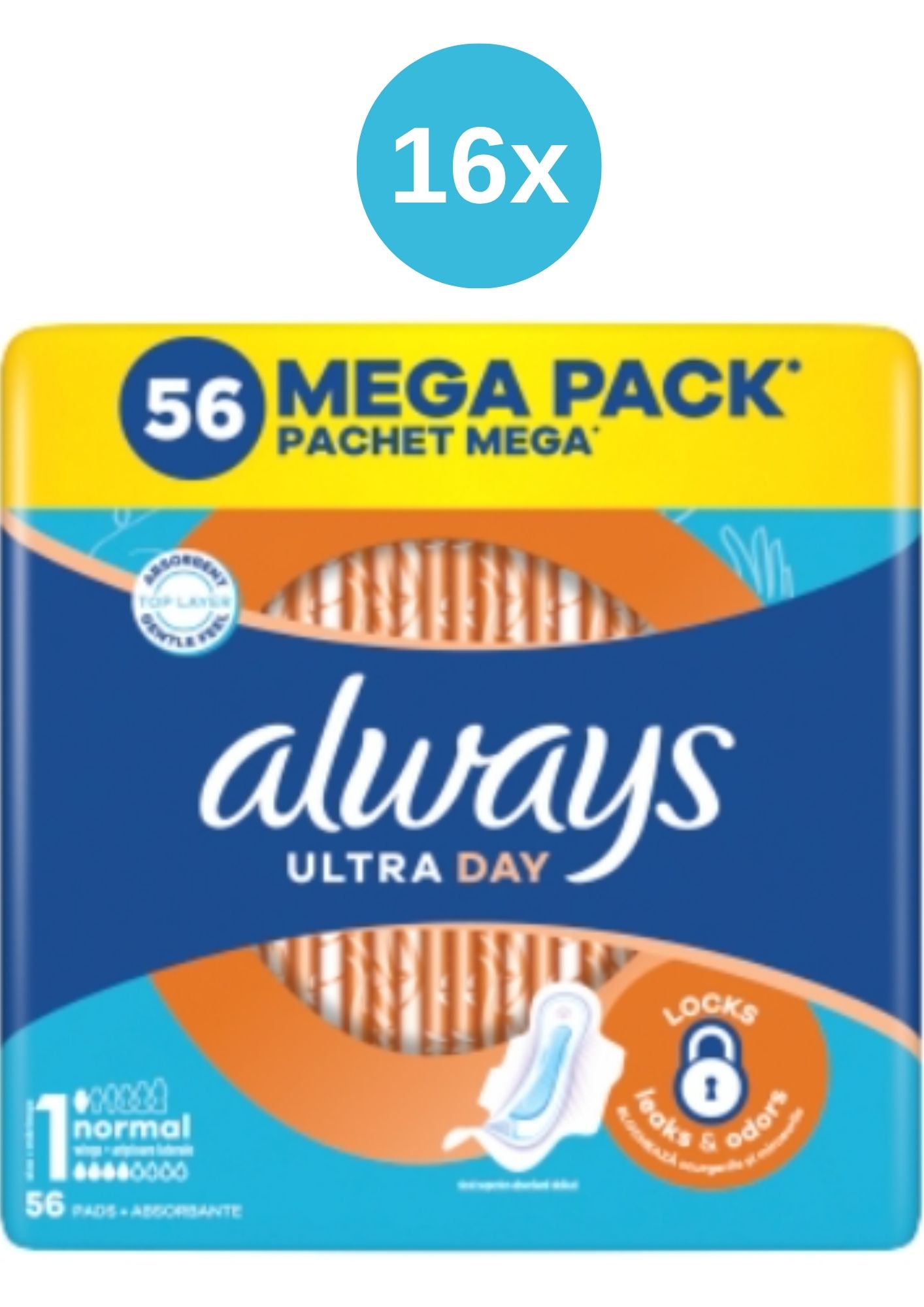 Levně Always vložky Ultra 16x(56ks/fol) Normal
