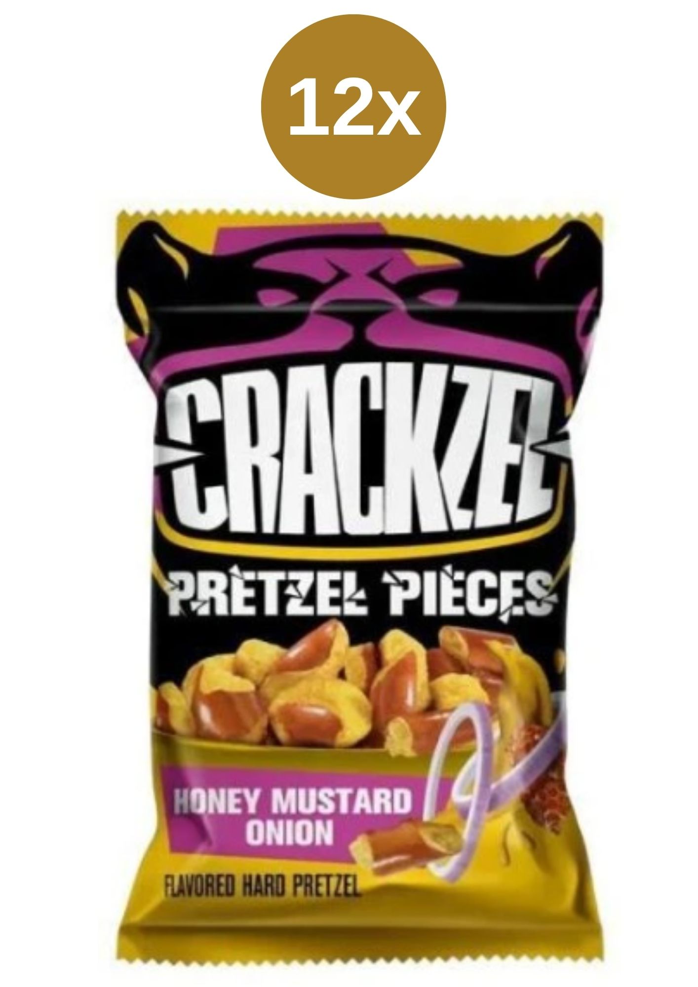 Levně Crackzel preclíky hořčice a cibule 12x65g