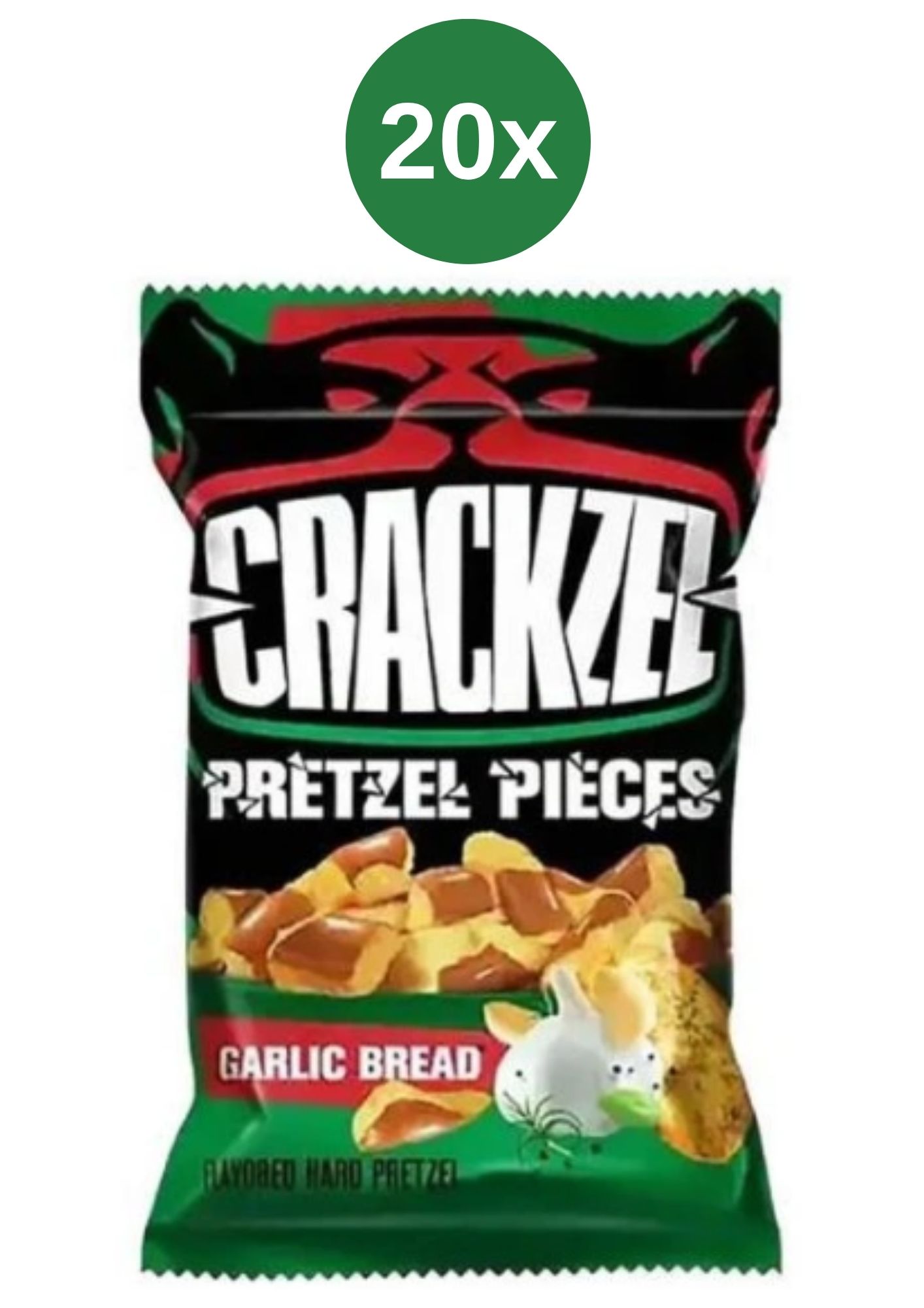 Levně Crackzel preclíky česnek 20x65g