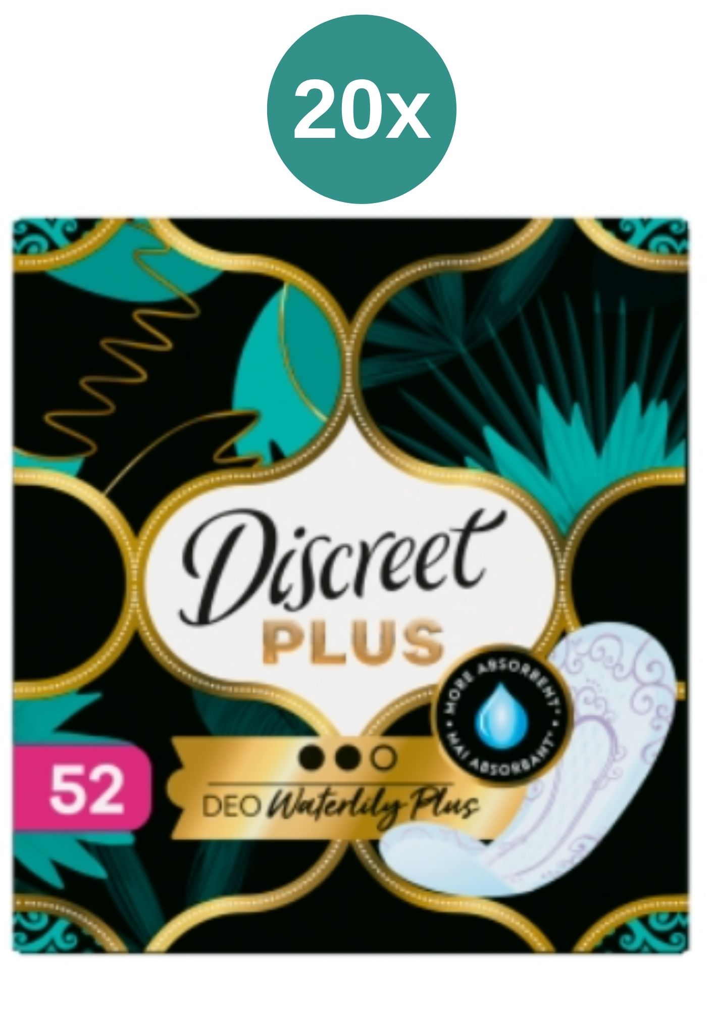 Discreet intim 20x(52ks/kra)Waterlilly Plus
