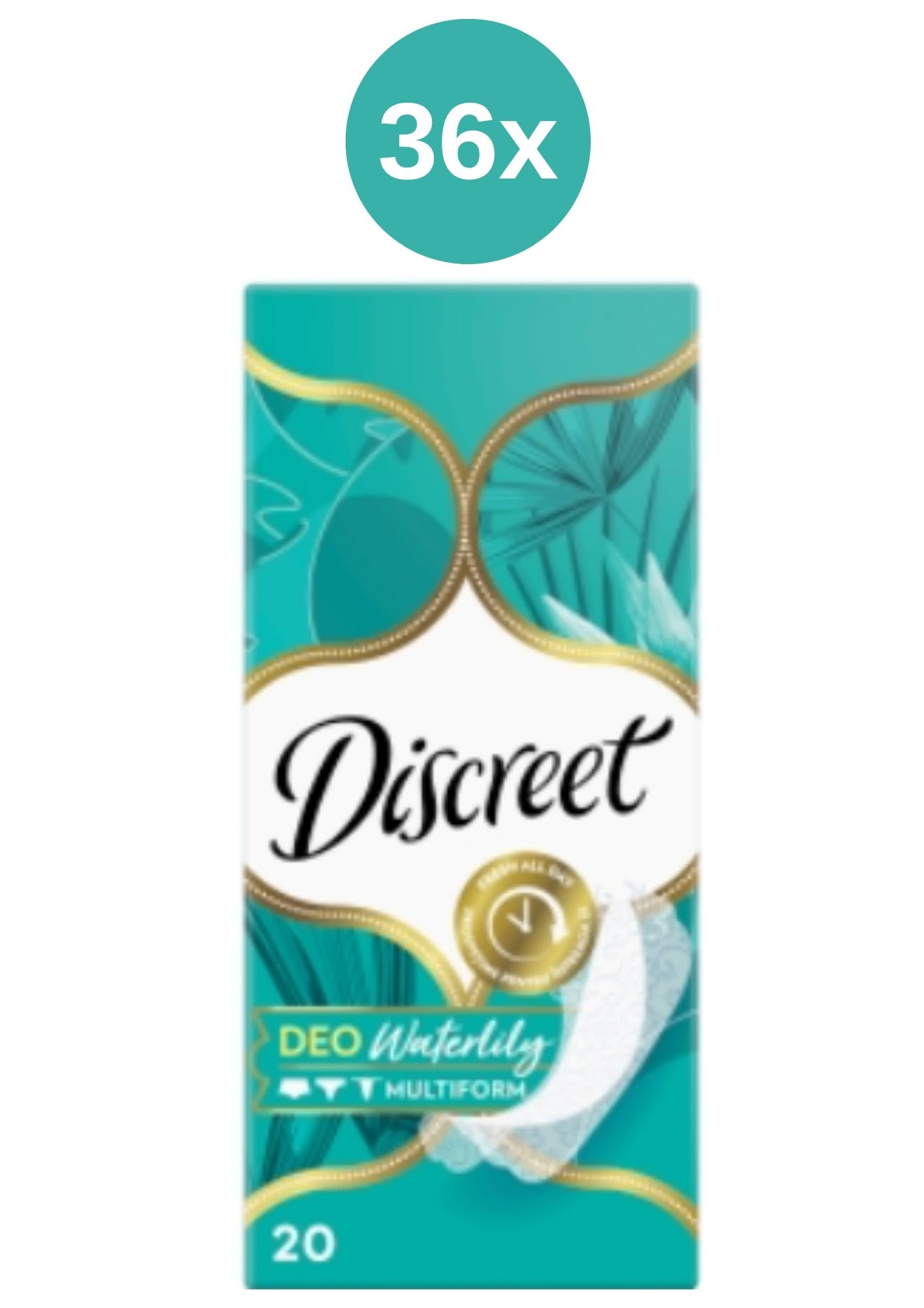 Discreet Intimky 36x20ks Waterlily Deo