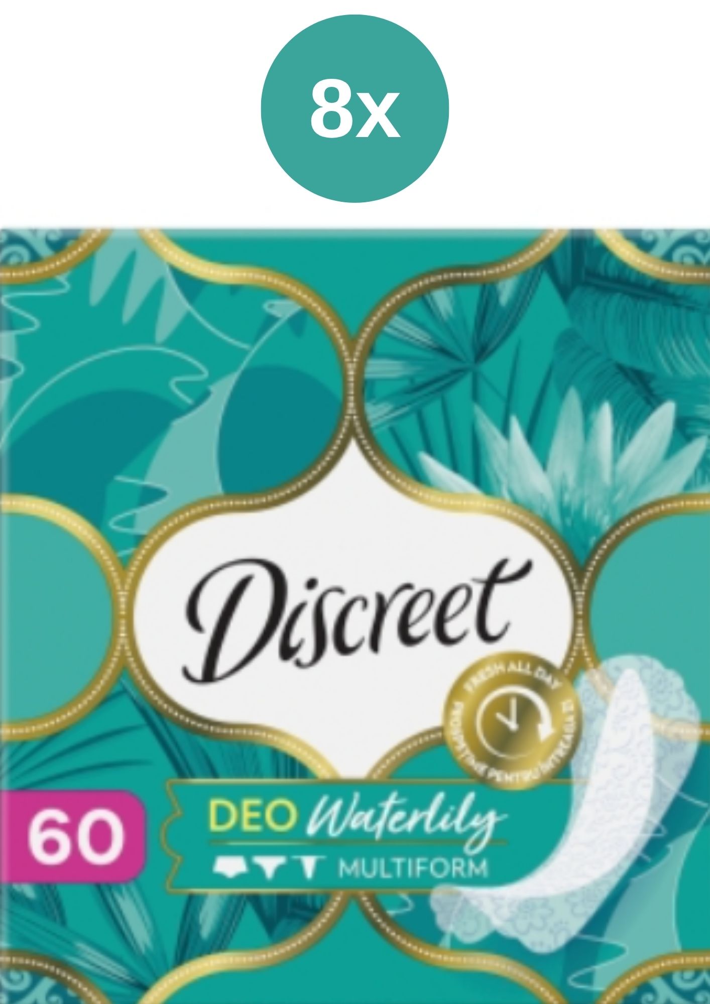 Discreet vložky 8x(60ks/kra) SlipWaterlily