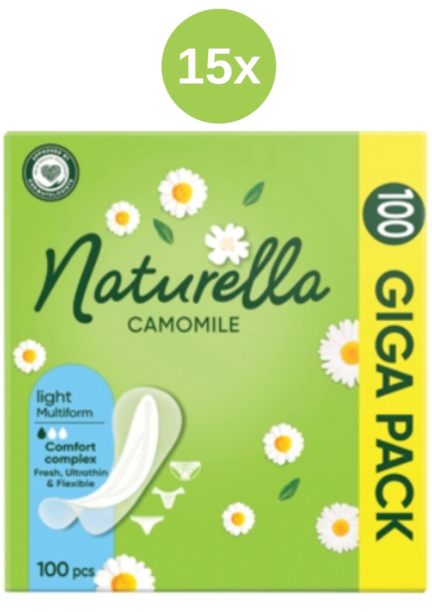 Naturella intimky 15x(100ks/kra) Light Camo