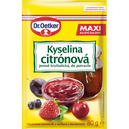 Dr. Oetker Kyselina citrónová 80 g