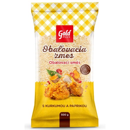 Gold Plus Obalovací směs s kurkumou a paprikou 500 g