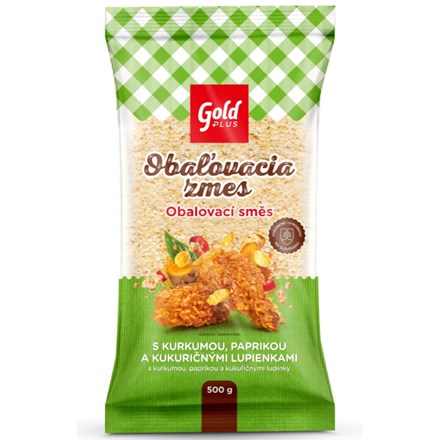 Gold Plus Obalovací směs s kurkumou, paprikou a cornflakes 500 g