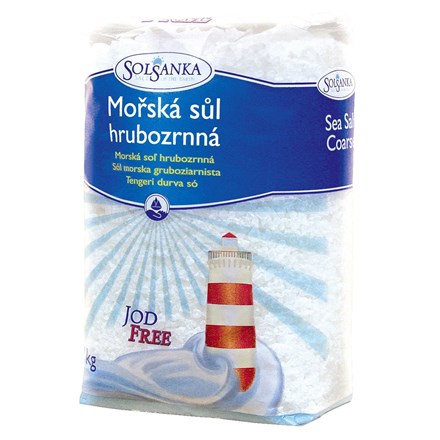 Solsanka mořská sůl hrubozrnná 1 kg