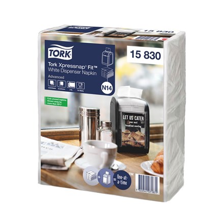 TORK Xpressnap Ubrousky 2vrstvé bílé 720 ks