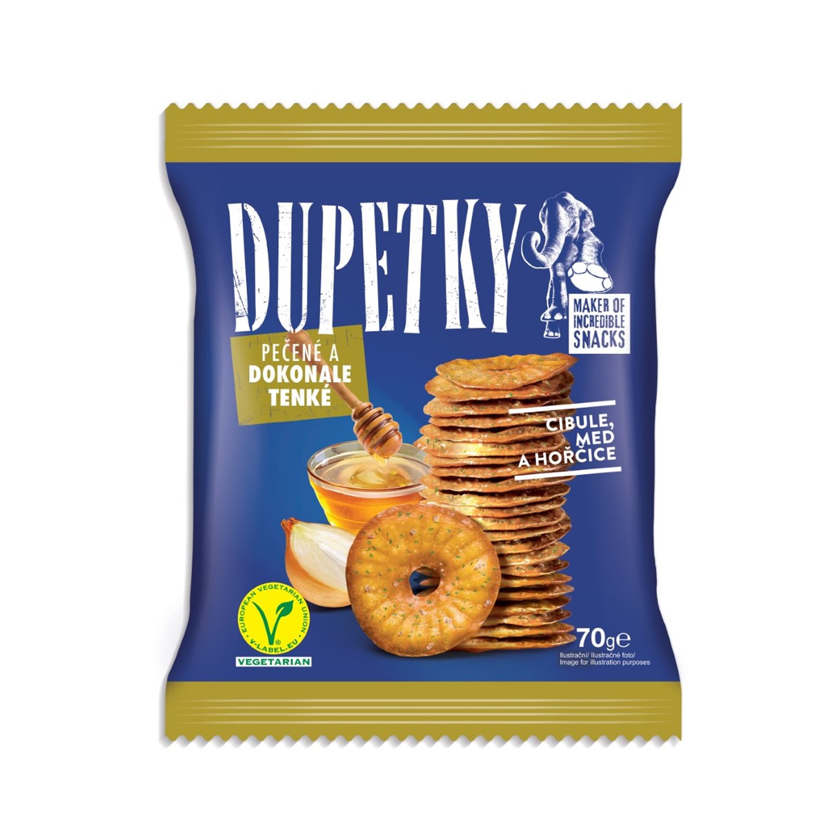 Dupetky hořčice, med a cibulka, 80 g
