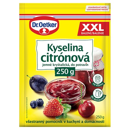 Dr. Oetker Kyselina citrónová XXL 250 g