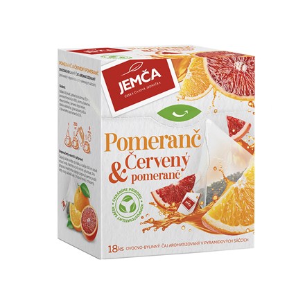 Jemča Čaj pomeranč  červený pomeranč pyramidové sáčky 36 g