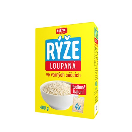 MENU GOLD Rýže loupaná varné sáčky 400 g
