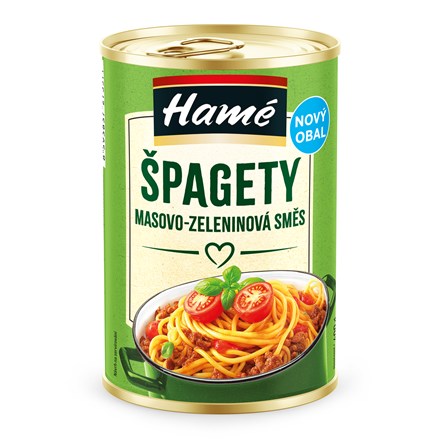 Špagety masová zeleninová směs 4 x 400 g