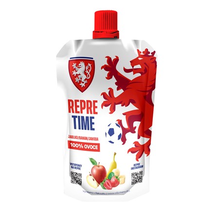 REPRE TIME jablko banán jahoda 9 x 100 g