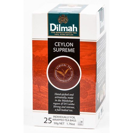 Dilmah Čaj černý Gourmet Ceylon Supreme 25 x 2 g