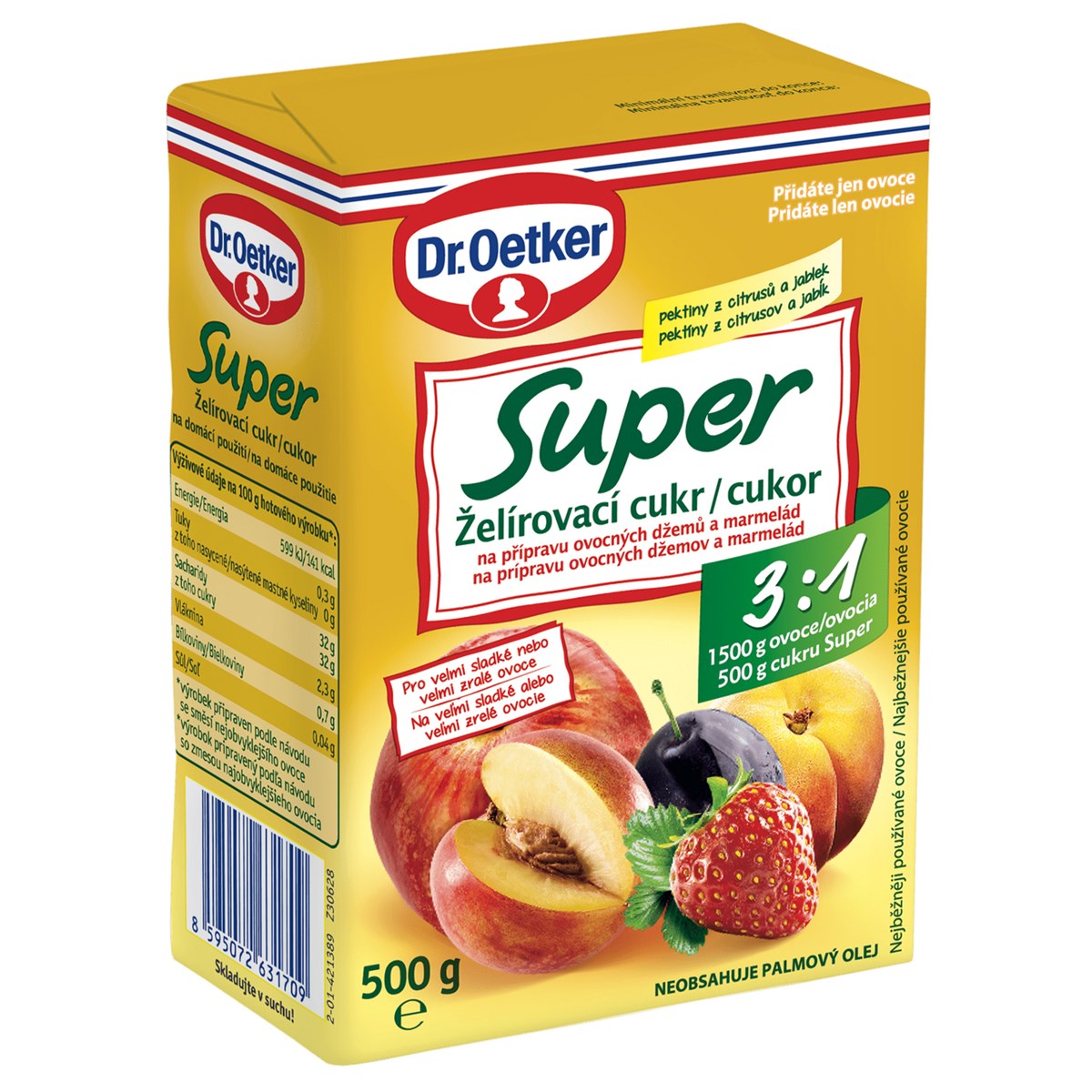 Dr. Oetker Extra Želírovací cukr 3:1 500 g