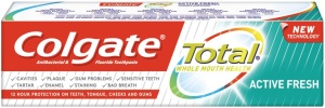 Colgate Total Active Fresh Mint zubní pasta pro svěží dech 75 ml