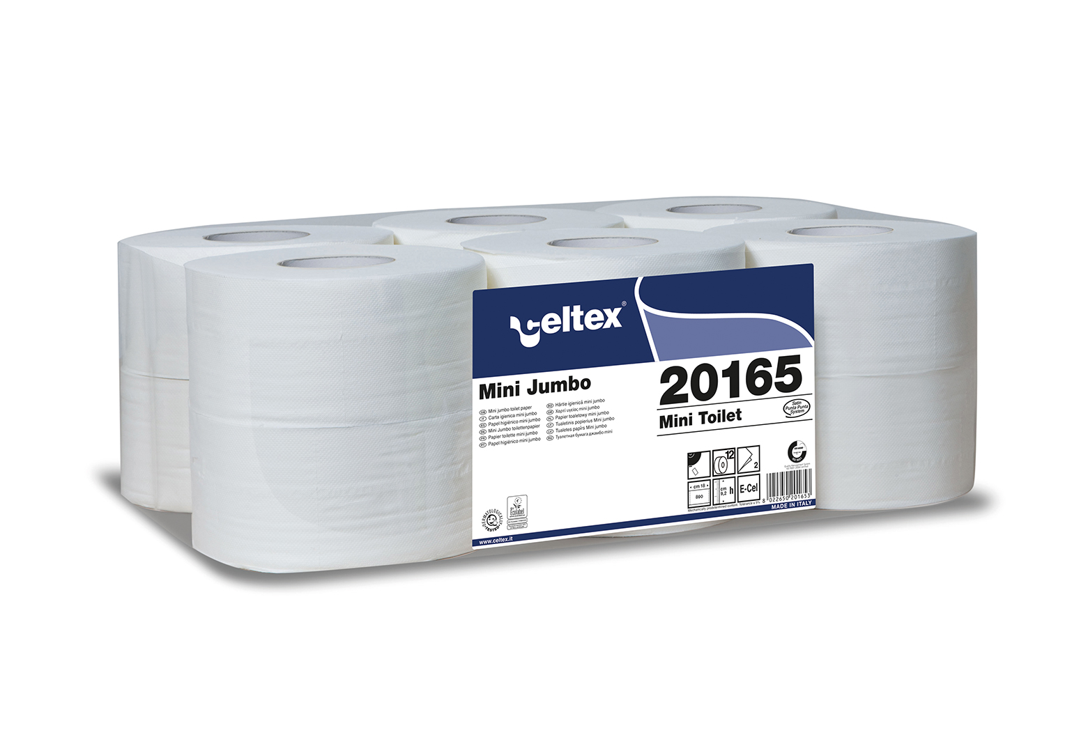 Toaletní papír Mini Jumbo CELTEX Lux 2vrstvy - 12ks