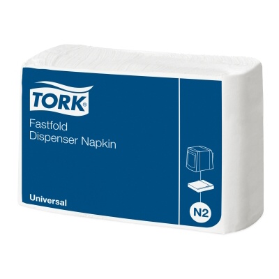 Tork Fastfold 10933 - bílý ubrousek (36 bal x 300 ks)