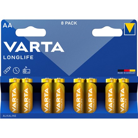 VARTA Baterie Varta Longlife AAA LR3 mikrotužkové 8 ks
