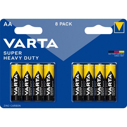 VARTA Baterie Super Heavy Duty AA Mignon LR6 tužkové 8 ks