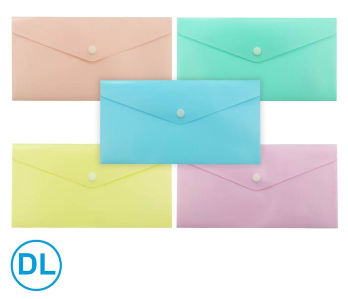 LUMA DL Obal s drukem pastelová mix 1 ks
