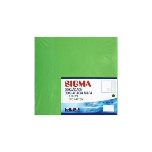 SIGMA Desky Mapa 251 zelené 10 ks