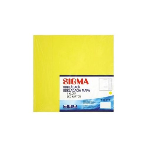 SIGMA Desky Mapa 251 žluté 10 ks