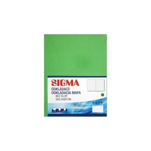 SIGMA Desky Odkládací mapa 250 zelené 10 ks