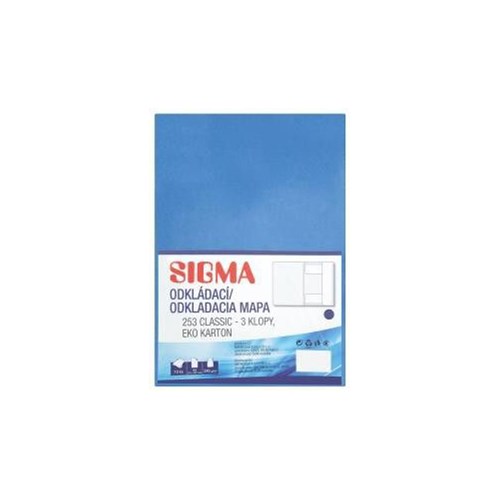 SIGMA Desky Odkládací mapa 253 modré 10 ks