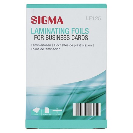 SIGMA Fólie do laminátoru LF125 95 x 60 mm 1 ks