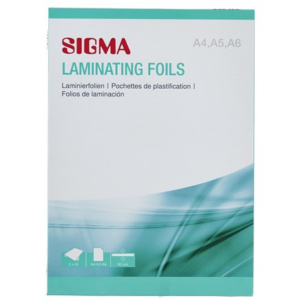 SIGMA Lamin Film A4,A5,A6/80 micro 1 ks
