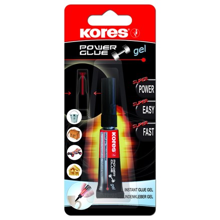Kores Power glue Lepidlo gel 3 g 1 ks